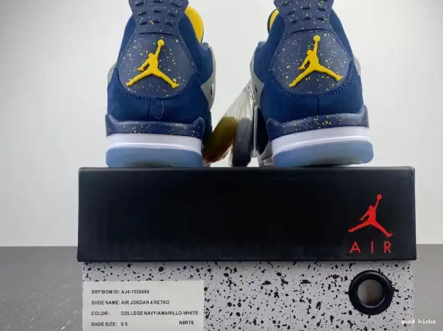Cheap 4 Air Jordan (PE) AJ4-1036660 Michigan Retro 0626